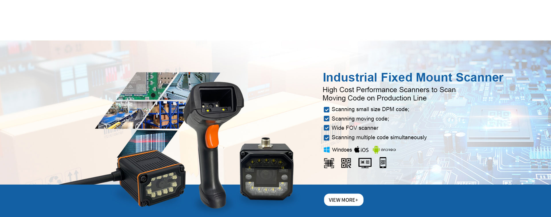 Industrial QR Code Scanner